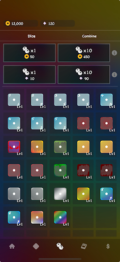 n-Rolls - Idle Game;;• Kombinatsiyalar uchun mukofotlar<br>Juftliklar, uchliklar, to'rtliklar, beshliklar va oltitalar kabi turli kombinatsiyalarni yaratganingiz uchun mukofotlar oling